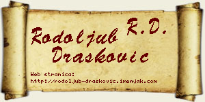 Rodoljub Drašković vizit kartica